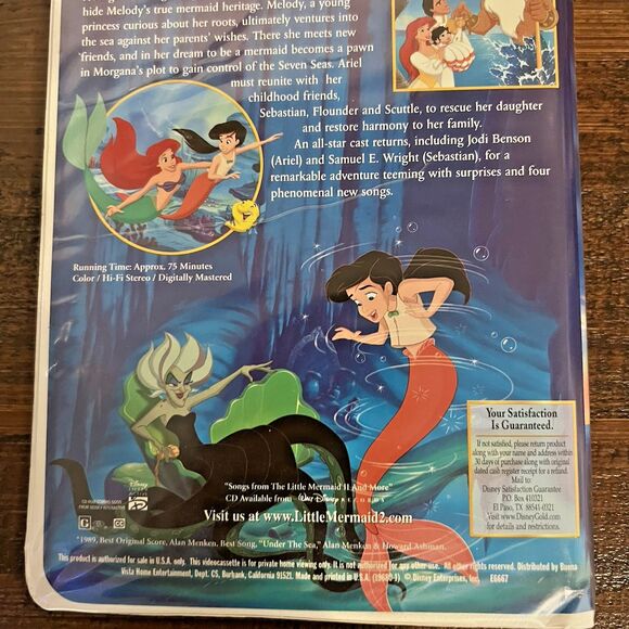 Little Mermaid II, The: Return to the Sea (VHS, 2000) - Picture 6 of 7
